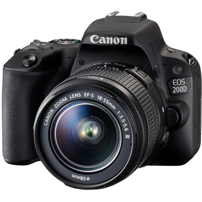 Canon EOS + EF 18 55mm f3.5 5.6 III Kit d'appareil photo SLR 24 2 MP CMOS 6000 x 4000 pixels Neuf - vue 2