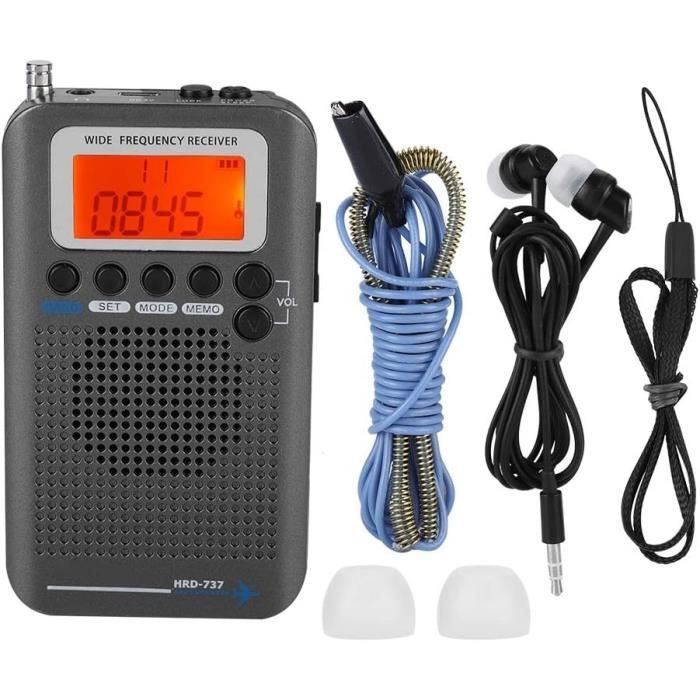 Récepteur Radio Pleine Bande SI4735 AM FM SSB LSB USB - Portable Avec Antenne BNC Et OLED