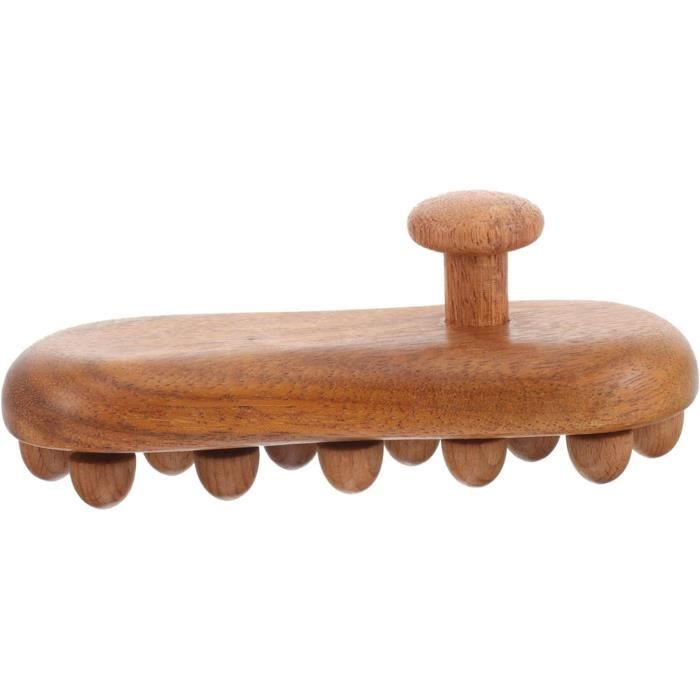Masseur à Rouleaux En Bois Pour Pieds Et Corps - Portable 15x8 Cm - Neuf Sous Emballage