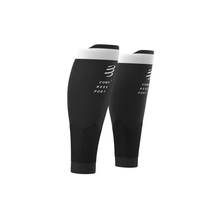 Manchons compression Compressport R2V2 - noir/blanc/rouge