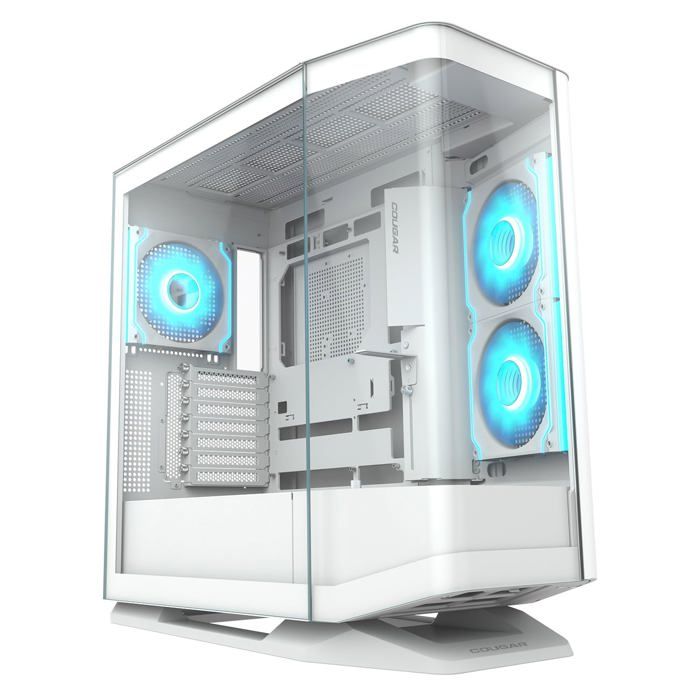 Boitier gaming - Cougar Gaming - FV270RGBWHITE - Blanc - E-ATX - GPU jusqu’à 420 mm