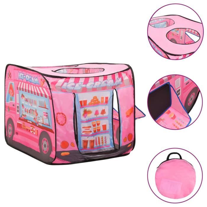 Tente de jeu pour enfants - DIOCHE - Rose - 250 balles - 70x112x70 cm - Jeux - Jouets Tente de jeu pour enfants - DIOCHE - Rose - 250 balles - 70x112x70 cm - Jeux - Jouets