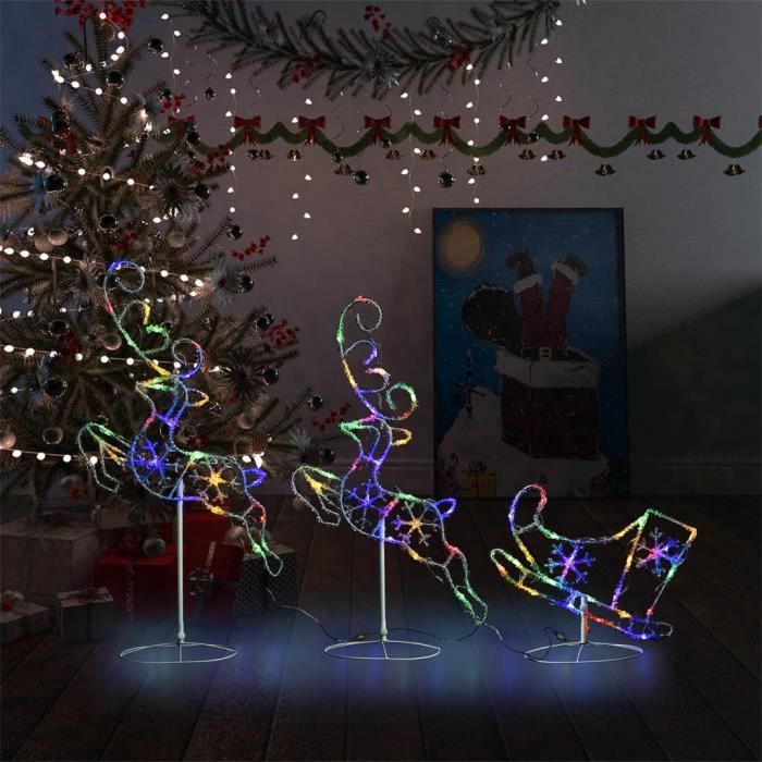 traîneau du père Noël volant