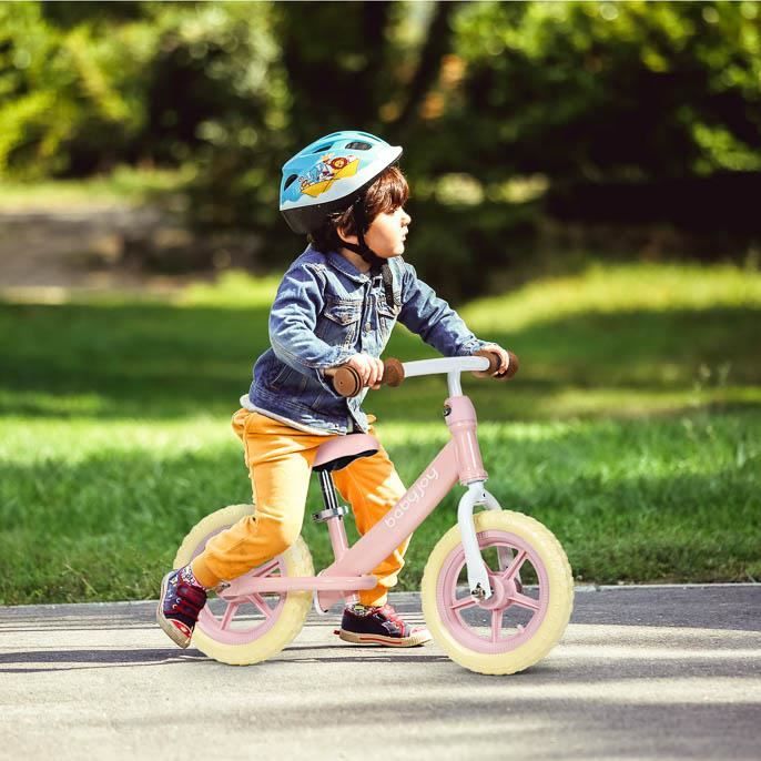 DREAMADE 2 en 1 Trottinette en Bois Enfant Vélo d'Equilibre avec Siège Amovible, 50 KG MAX - Achat / Vente Vélo d'Equilibre en Bois 2 en
