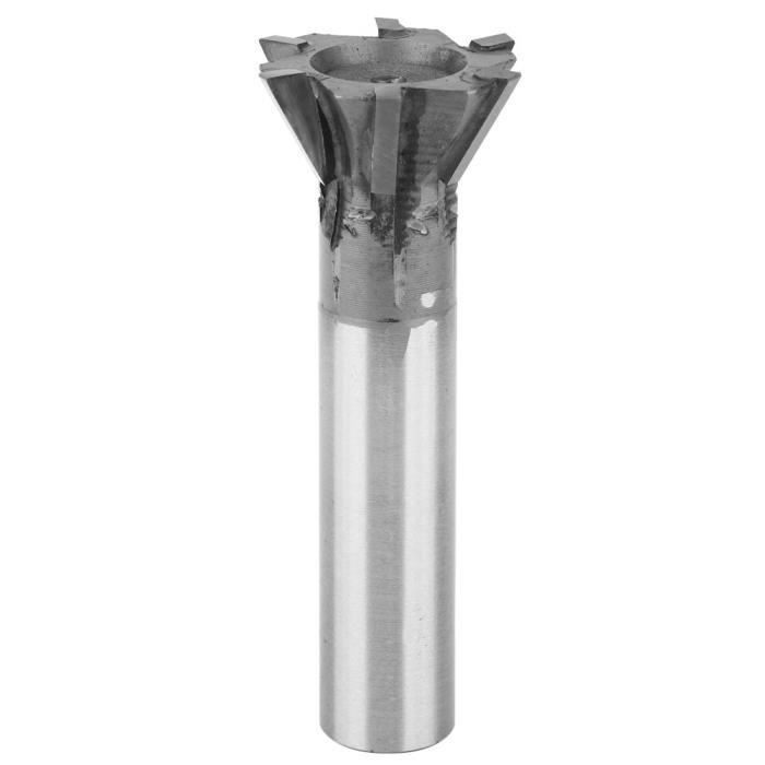 Nikou Fraise Queue D'Aronde 60° HSS - Fraise CNC 20 Mm Pour Usinage Précis Acier Et Métaux