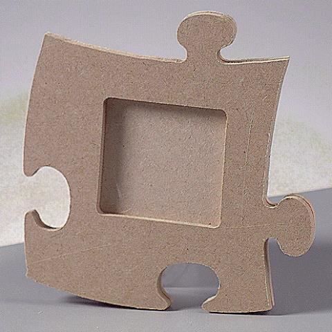 Cadre Photo - EFCO - Puzzle Carré - MDF - 12x12 cm - Décoration Murale