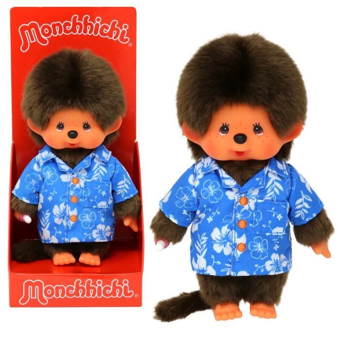 BANDAI Monchhichi - Mon premier Monchhichi 26 cm - Authentique - Cdiscount  Jeux - Jouets