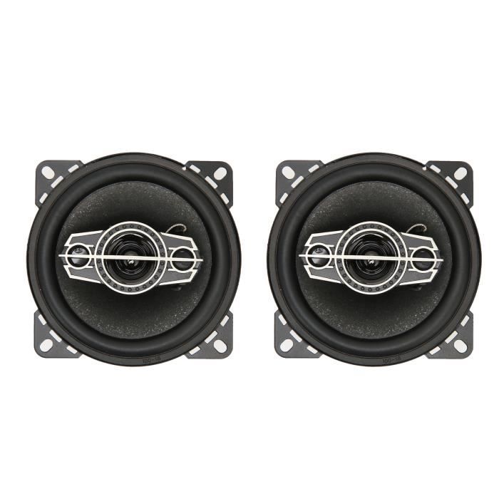 Haut-parleurs Coaxiaux Voiture 4" 300W - 12V, Sensibilité élevée, Pour Portes Et Coffre - 5