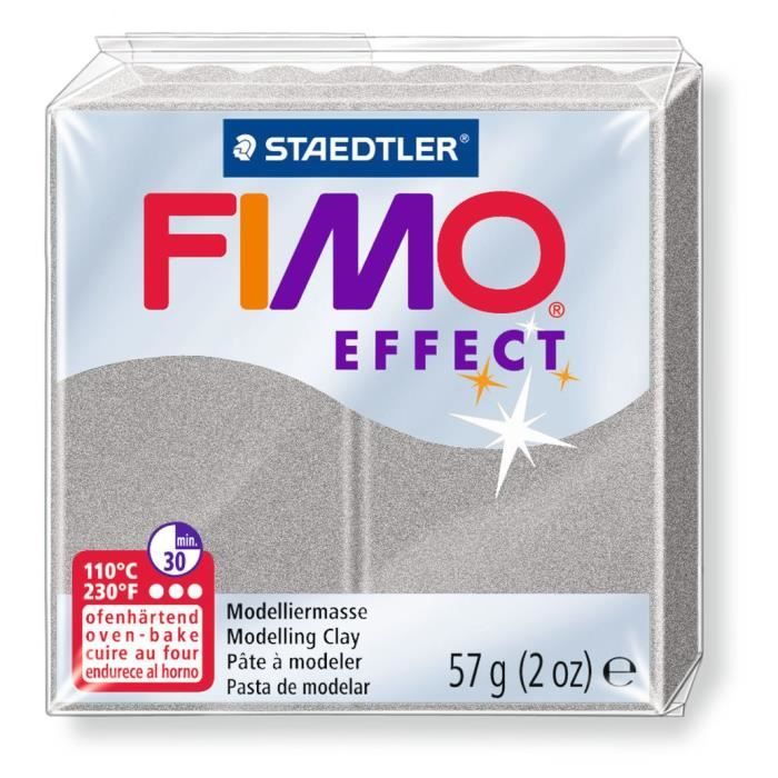 Pâte Fimo 57 g Effect - Gris clair perle (nacré) - 8020.817 - Fimo