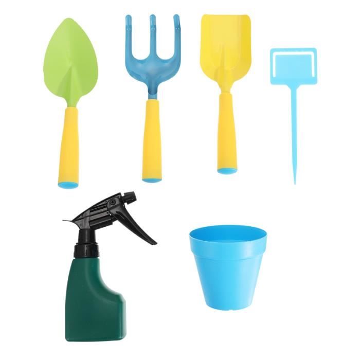 10 Mini Pelles De Jardin LATERN | 28 Cm | Métal Coloré | Pour Enfants Et Plantes
