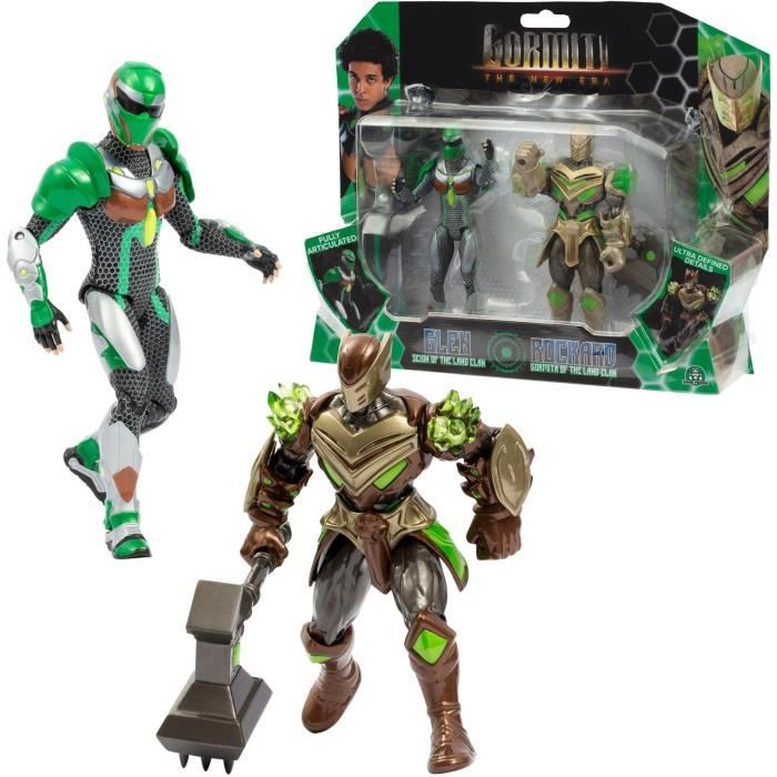 Coffret figurines GORMITI Scion et Gormiti associé Glen et Rockard 15 cm À partir de GRV193