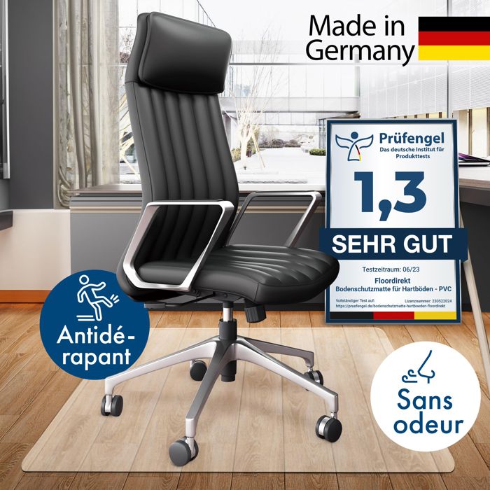 Tapis de Protection pour sols durs épaisseur 1,5 mm, Transparent, 200 x 100 cm | Leroy Merlin Tapis de Protection pour sols durs épaisseur 1,5 mm, Transparent, 200 x 100 cm | Leroy Merlin