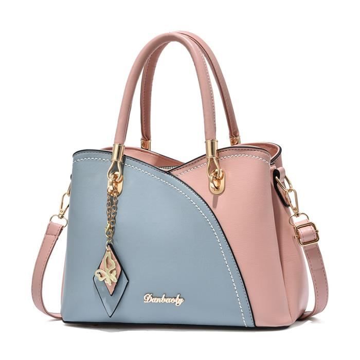 Sac Bandouli re Femme Cuir PU Sac Main Femme Port Epaule Fourre