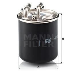 MANN FILTER Filtre à carburant WK820/2X