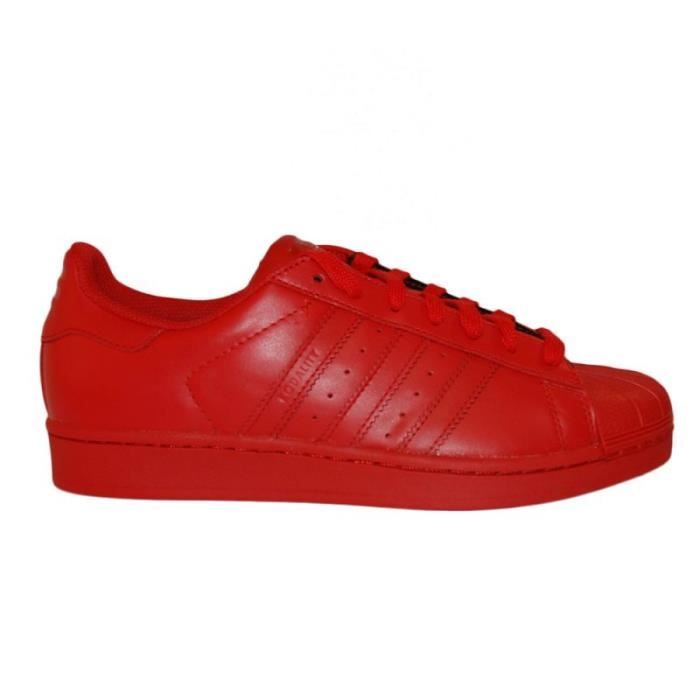chaussure adidas superstar rouge