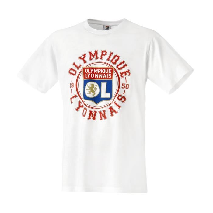 Olympique Lyonnais T-Shirt Junior Blanc Identity 