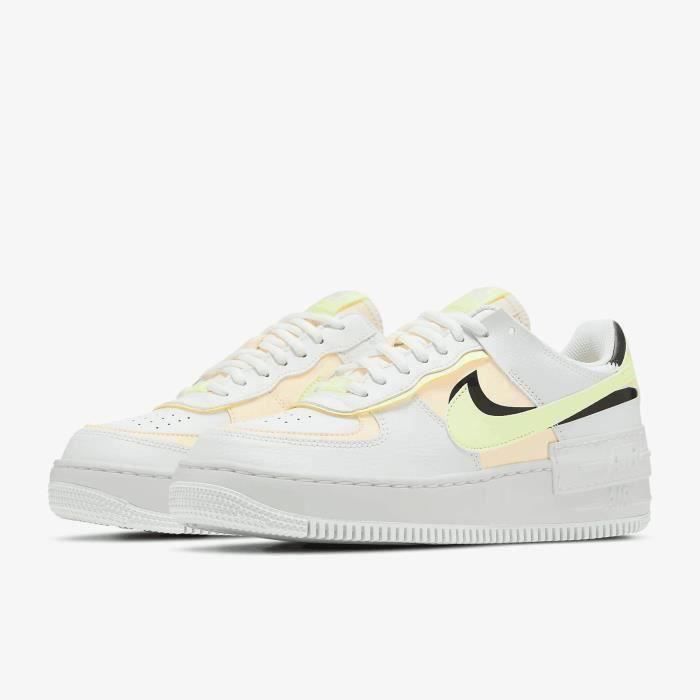 Basket Nike Air Force 1 Shadow Originals Nouvelle Chaussures Baskets AF1  Airforce One pour Femme Blanc et Rose Blanc - Cdiscount Chaussures