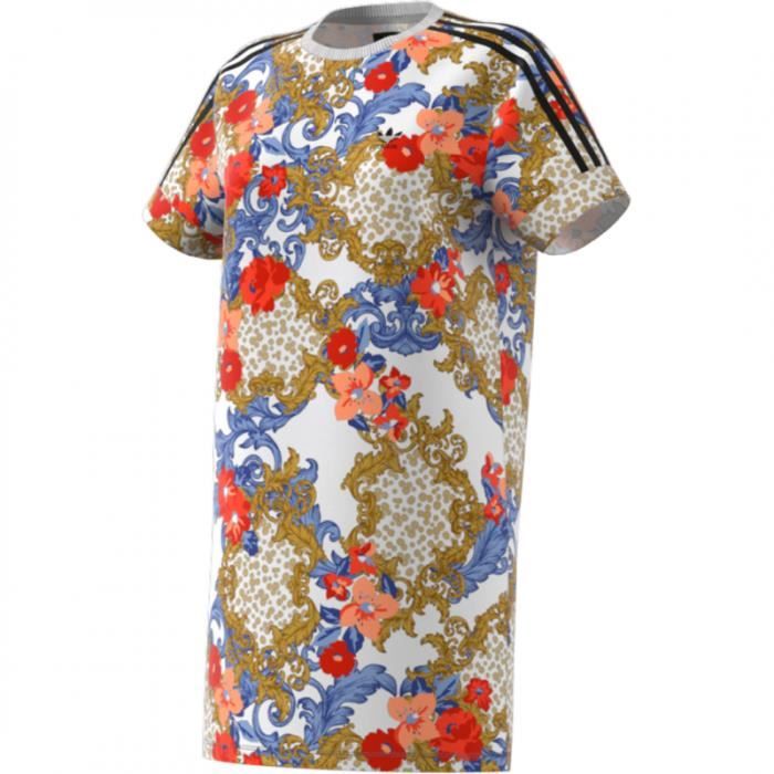 Robe tee-shirt adidas Originals HER STUDIO LONDON - Réf. GN3361. Couleur :  Multicolore. Détails. - Coupe ample. - Encolure Multicolore - Cdiscount  Prêt-à-Porter