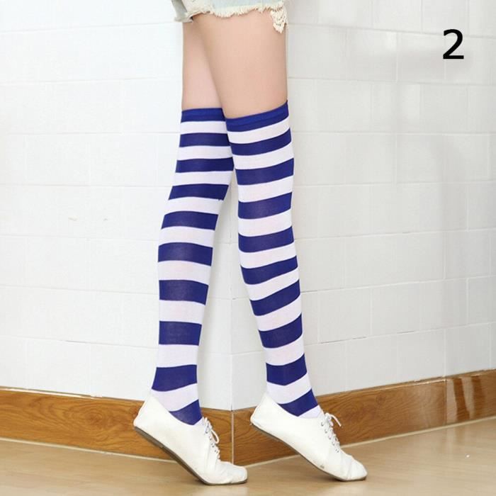 Set Manchettes Et Bas Tinksky Arc-en-Ciel - Pour Femmes/Filles - Coton/Polyster/Spandex - Party/Carnival/Cosplay