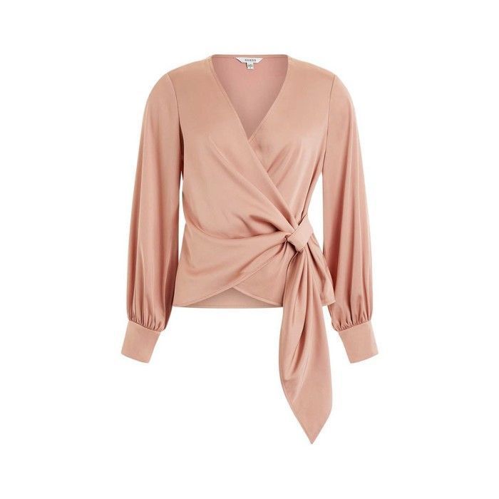 Chemisier Chic Chemisier Cache Coeur Satin GUESS Blouse Cache Cœur