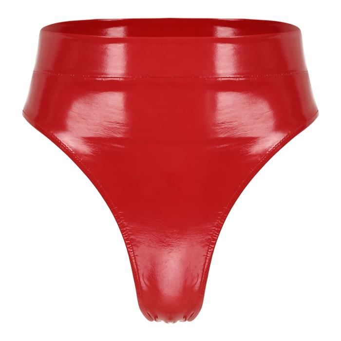 Slip cuir femme outlet
