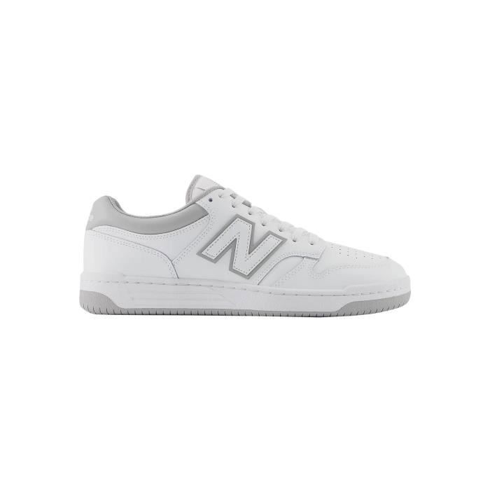 New Balance Baskets - NEW BALANCE - BB480 - Cuir - Lacets - Blanc