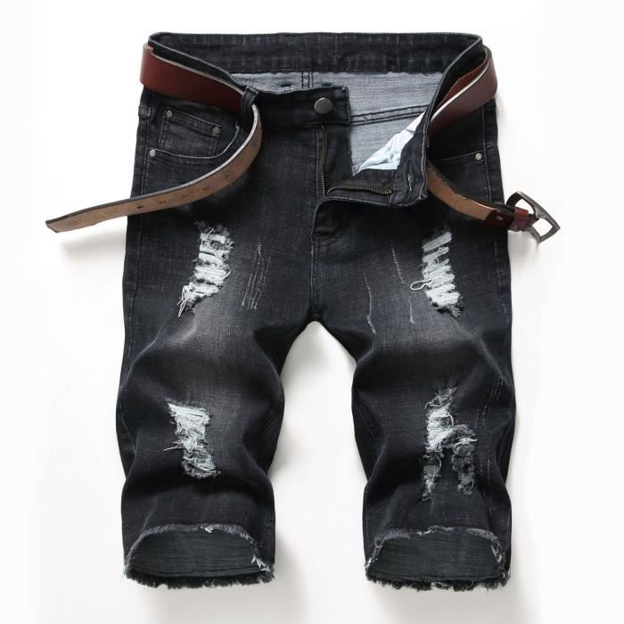 Jeans à fermeture éclair pour homme