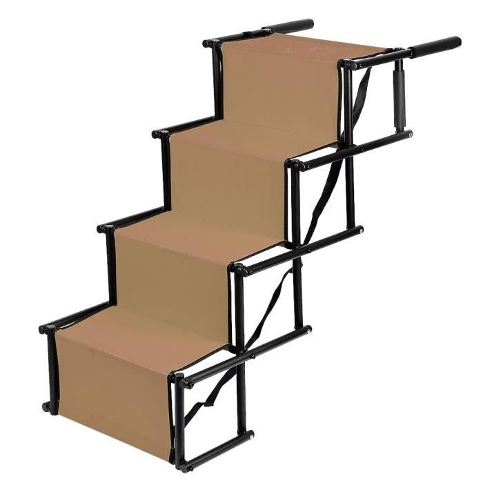 Comparer les prix de Escalier portable en tissu Oxford marron, ESCALIER,PONT,supporte jusqu'à 75 kg