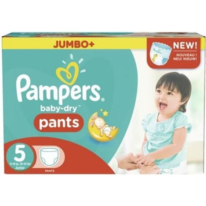 384 Couches Pampers Baby Dry Pants taille 5 Cdiscount Puériculture & Eveil bébé