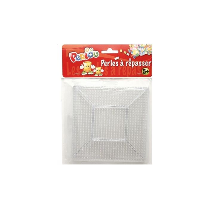 Lot De 3 Plaques Perles à Repasser AYSYR - 15x15 Cm, Pochoirs, Porte-clés - Pour Perles 5 Mm, Activité Enfant