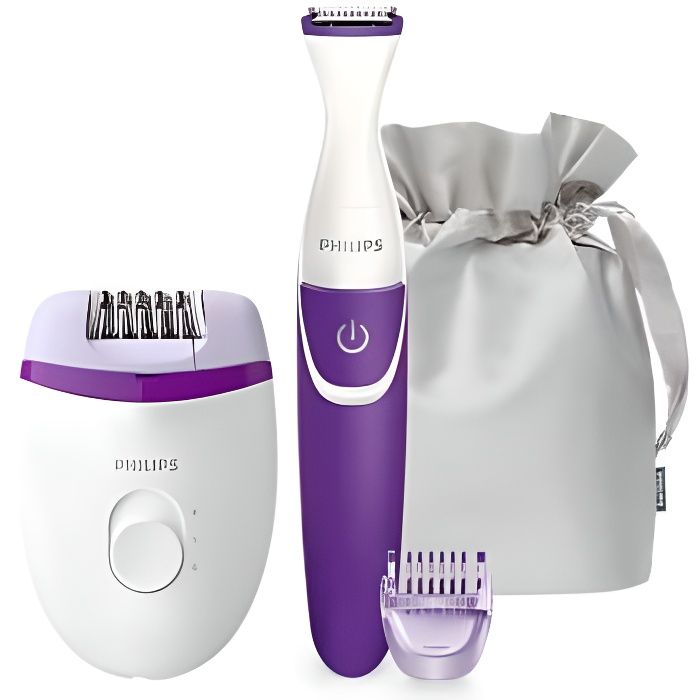 Philips Brp505 00 Coffret Epilation Corps Et Maillot Epilateur Electrique Satinelle Tondeuse Bikini Achat Vente Epilateur Electrique Cdiscount