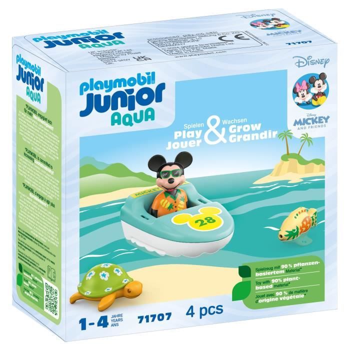 Playmobil Junior & Disney 71707 : Mickey avec bateau Playmobil - vue 3