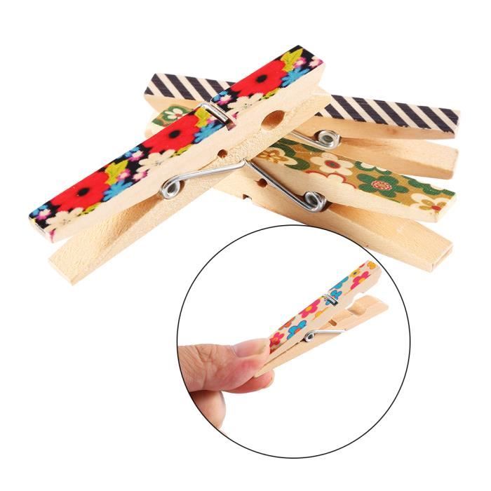 Jeu Montessori – Corde à Linge En Bois Avec Pinces – Accrocher Des Chaussettes – Motricité Fine – 3 Ans Et +
