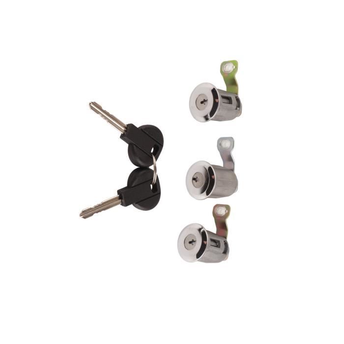 Jeu De Serrures Compatible Peugeot Jetforce, Looxor, Vivacity 50 - 2 Clés