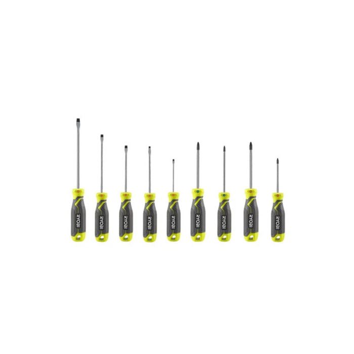 RYOBI Jeu de tournevis magnétiques 9 pcs - vue 2