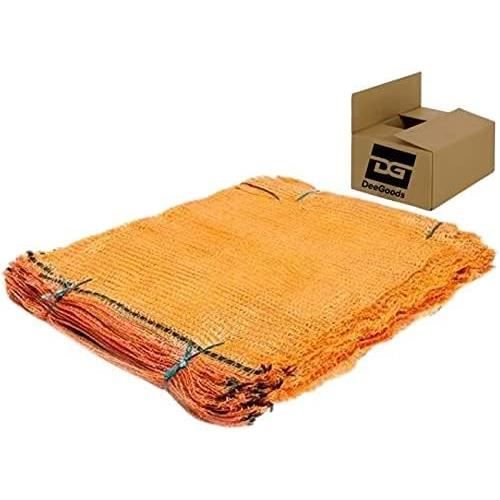 Sacs En Maille Incolore 5kg Pour Fruits Légumes - 100 Sacs Raschel Pommes De Terre Oignons (30x40cm)