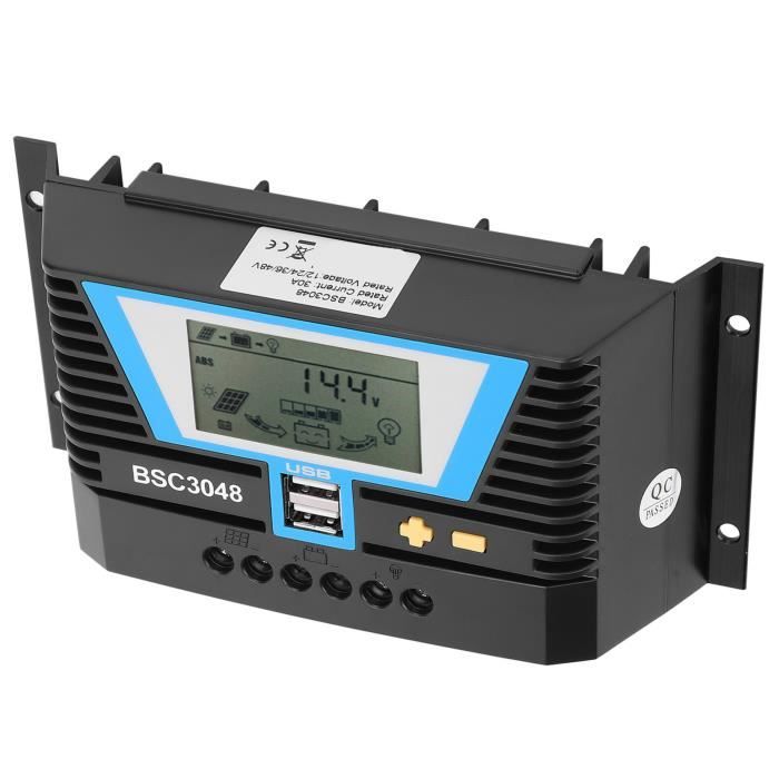 Contrôleur De Charge Solaire MPPT 60A Bluetooth - 12V/24V/36V/48V, Litime, TVA 0