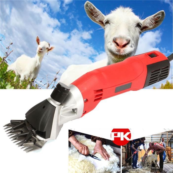 Iglobalbuy 320W Mouton Ch/èvre Electrique Couper Tondre Chien Grand Cisaille tondeur de Moutons avec /étui de Transport