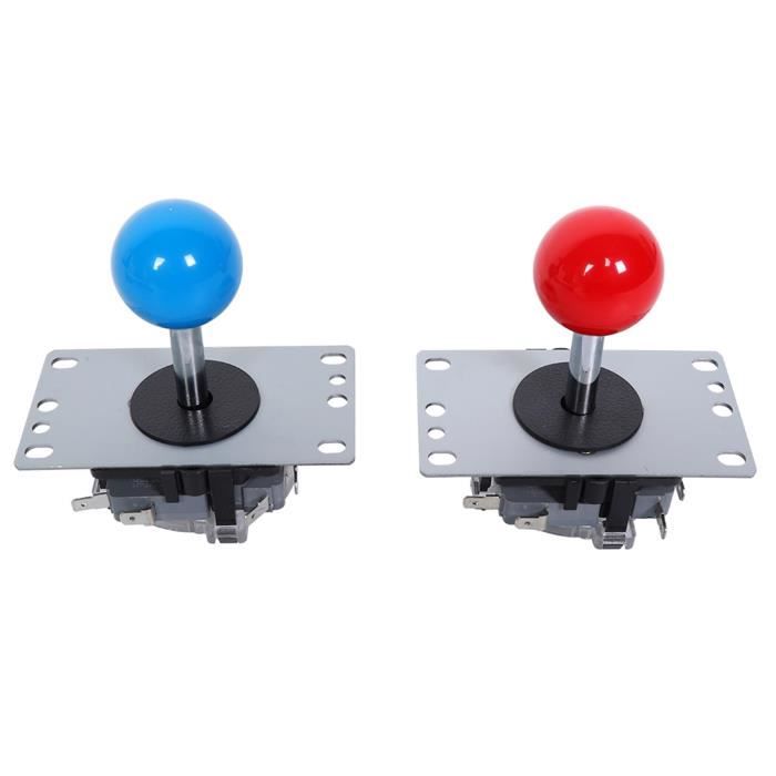 EG STARTS Bouton Arcade Lumineux 4 Pouces (100mm) LED 12V – Grand Dôme Rouge Pour Machine Arcade, DIY