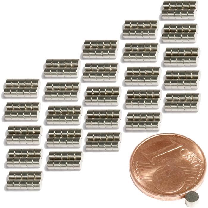 Mini Aimant Néodyme Pour Tableau Magnétique, Réfrigérateur, Disques