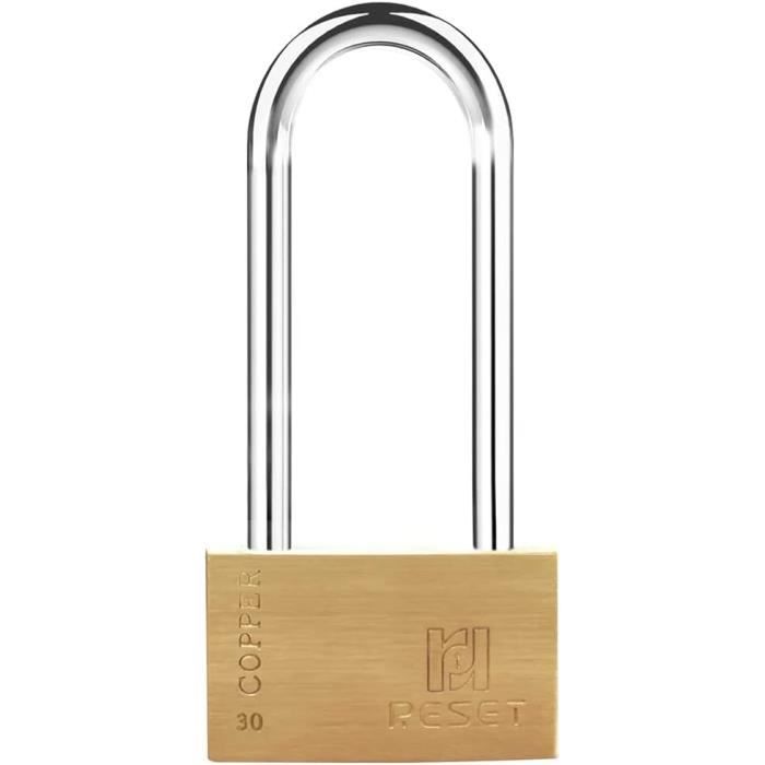 Cadenas ABUS Laiton Anse Longue 127 Mm - Clé Unique, Sécurité Élevée Pour Objets De Valeur