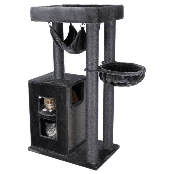Arbre à chat XXL - TRIXIE - Amadeus - 5 plateformes - Poteaux en sisal - Conçu pour gros chats