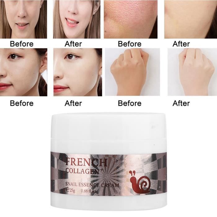 VGEBY crème réparatrice Crème au collagène d'escargot hydratante hydratante éclaircissante crème