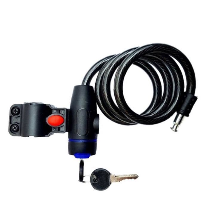 VGEBY cadenas de vélo VGEBY câble de verrouillage de vélo avec clé Câble de Verrouillage de Vélo de Montagne avec sport chaine
