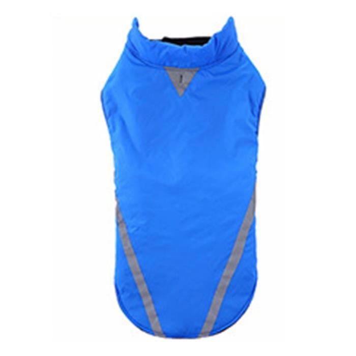Comparer les prix de Manteau Chien Réfléchissant Confortable Hiver Taille Grande - VVIKIZY - Bleu - Coton - Non