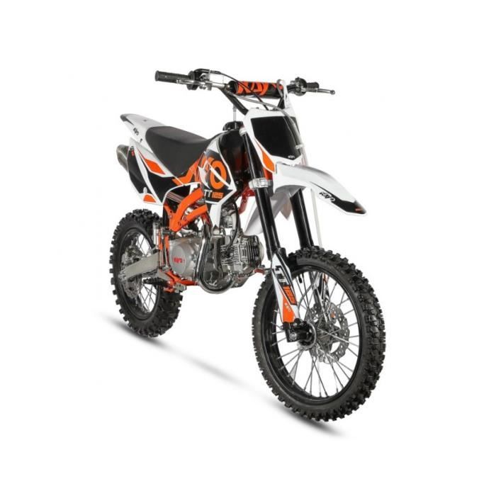 Dirt Bike Kayo 125cc 17/14 - - avec montage et mise en route 1avec montage et mise en route 1 Blanc/rouge-