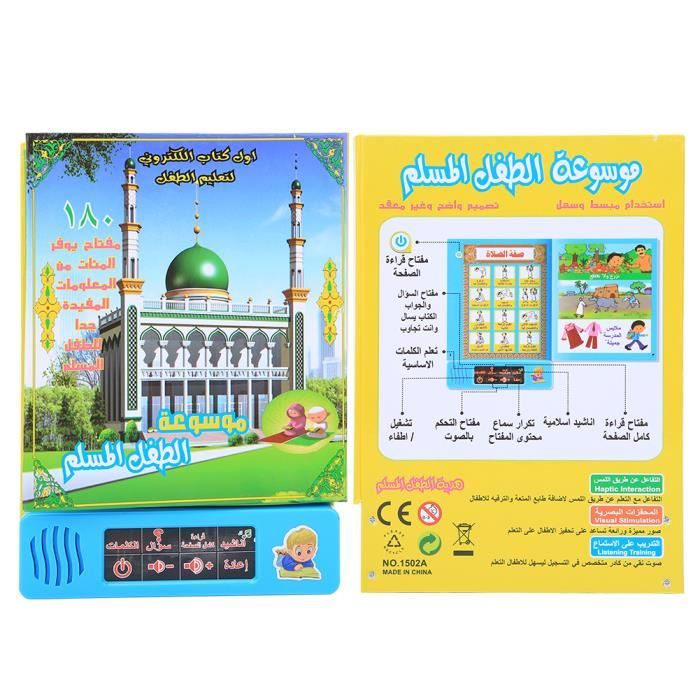 Livre Électronique Interactif Arabe – Tablette Sonore Portable Pour Apprendre L'Arabe Aux Enfants Dès 3 Ans