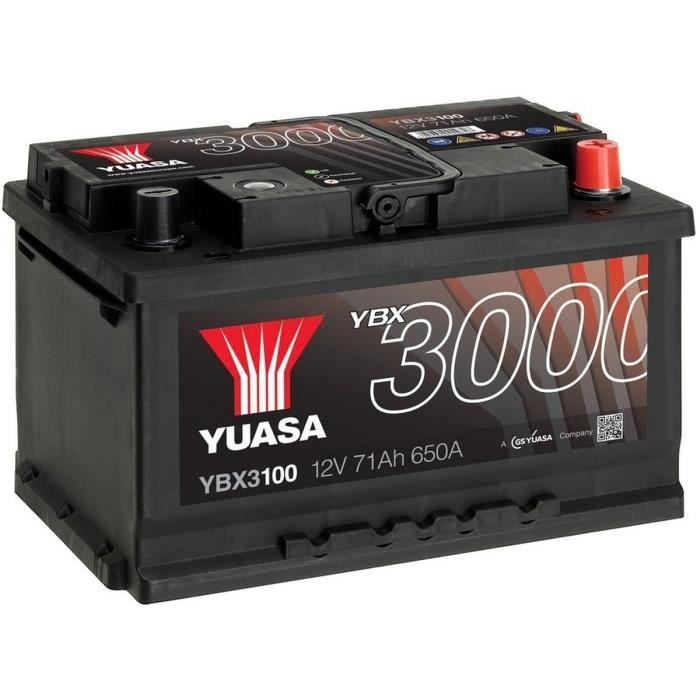 YUASA SMF Batterie Auto 12V 71Ah 650A