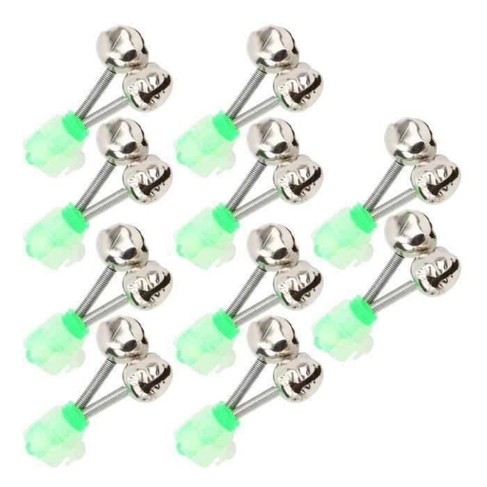 Lot De 50 Clips De Cloches De Pêche Avec Double Alarme – Neuf
