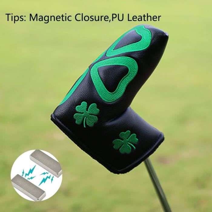 Protection Club Cuir Couvre-putter Callaway - Cuir Qualité Supérieure Lame Noire Couvre-putter Golf